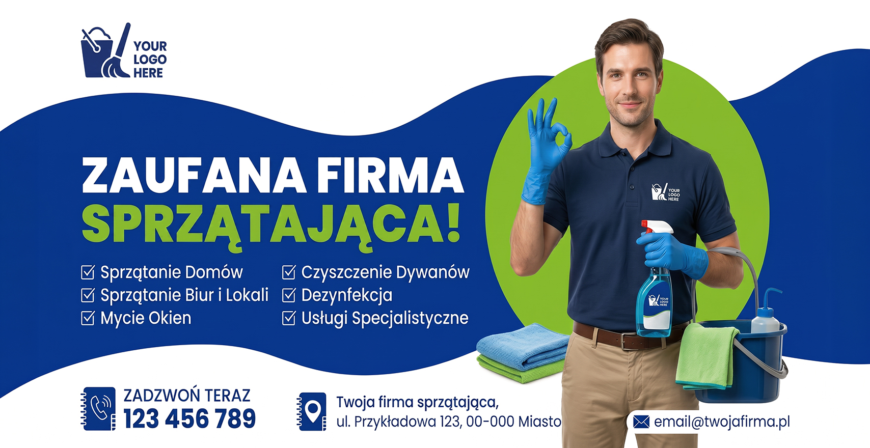 Zrzut ekranu reklamy pełnoekranowej